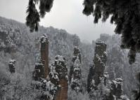 Zhangjiajie National Forest Park Snowscape