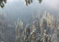 Zhangjiajie National Forest Park Winter Scenery