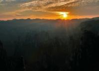 Zhangjiajie National Forest Park Sunset