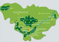 Zhangjiajie Tourist Attractions Map